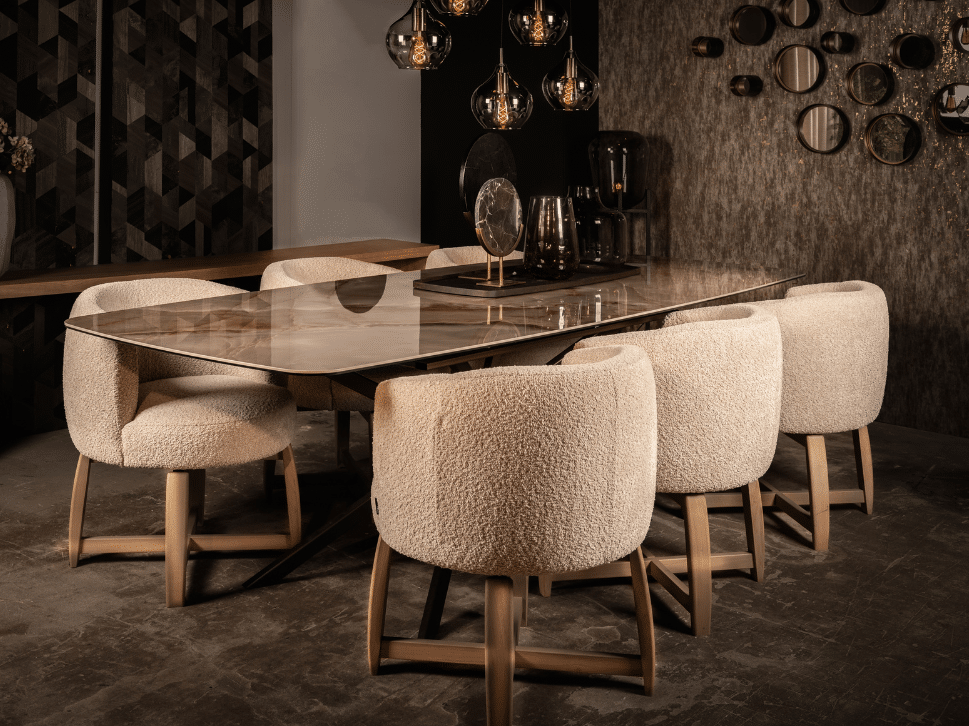 Keramieken eetkamertafel Maasbree