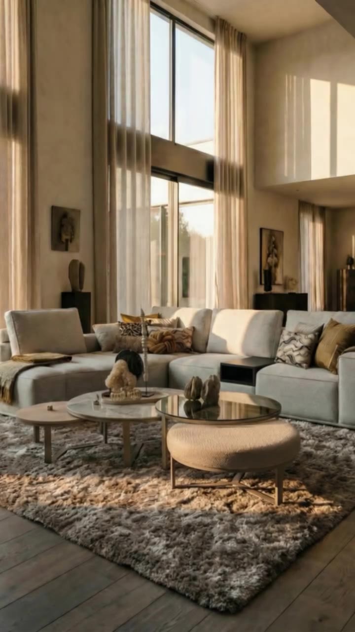 Warm living room
