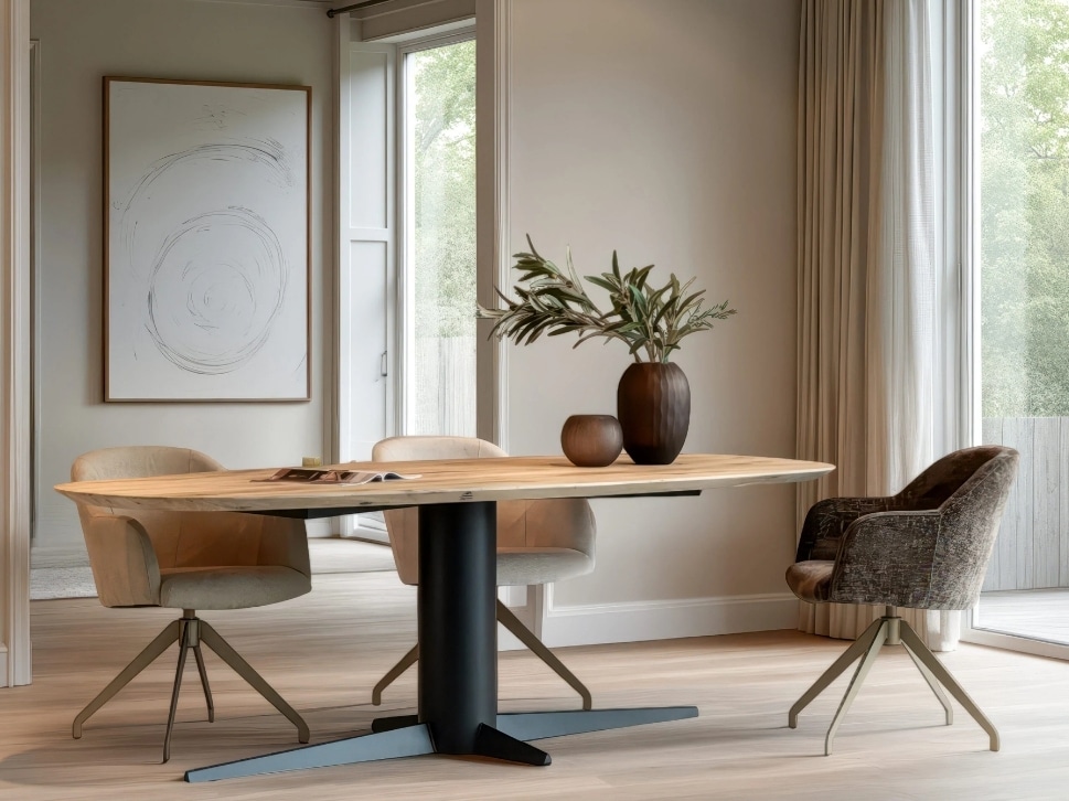 Eettafel Bocholt Eiken