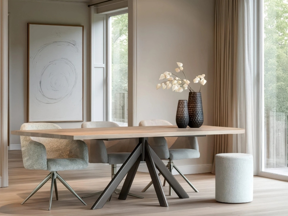Eettafel Maaseik Eiken