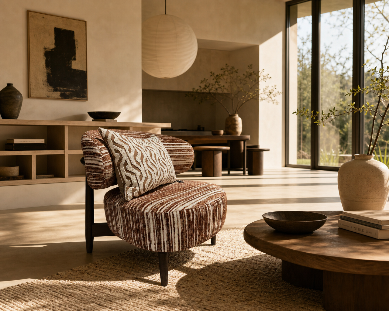 Fauteuil Raalte in japandi stijl