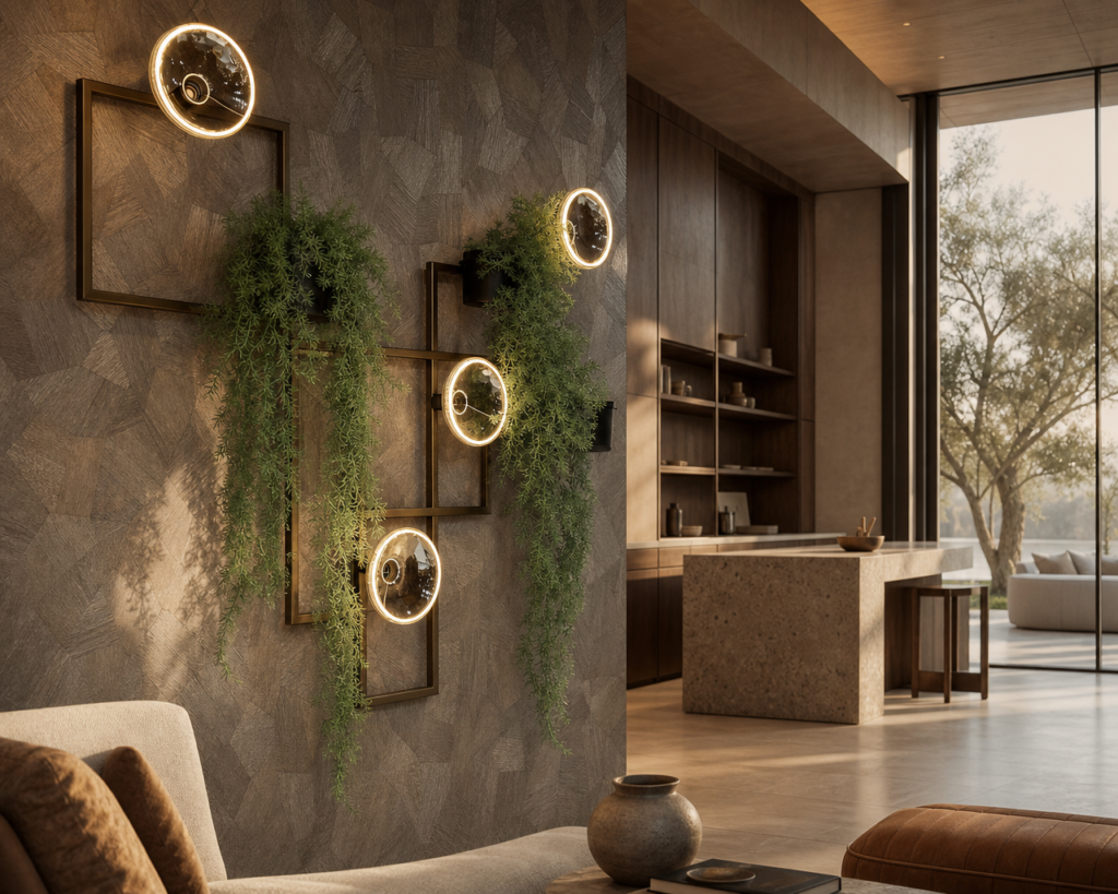 Wandlamp Rijen